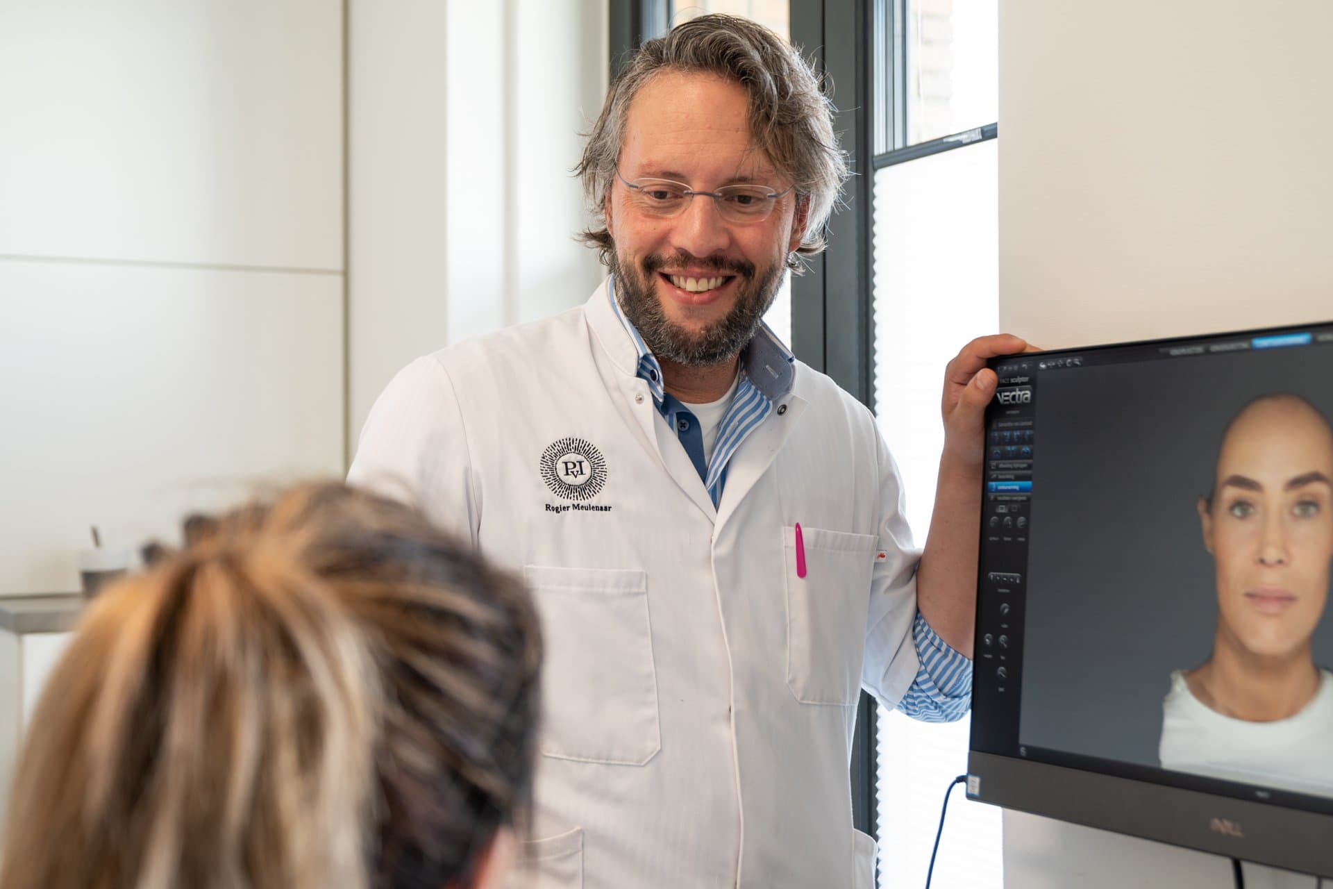 Dr. Rogier Meulenaar bij de Vectra analyse